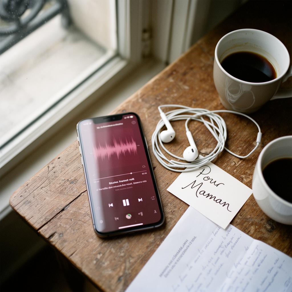 Une chanson personnalisée prête à être écoutée — MP3 livré par email